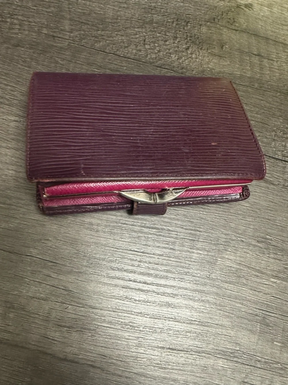 Louis Vuitton Epi Leather French Purse Wallet